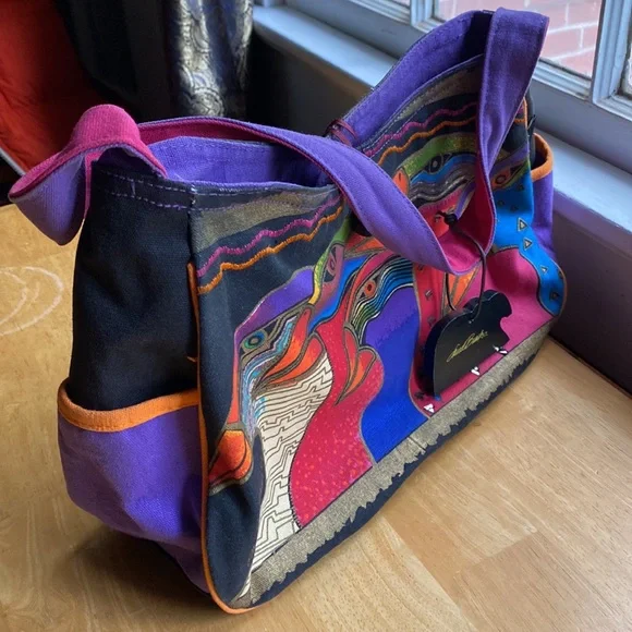 Laurel Burch canvas shoulder bag - Picture 8 of 17